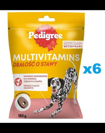 PEDIGREE Multivitamins Recompense caini aulti, pentru articulatii, cu pui 6x180 g