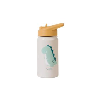 Saro Baby Thermos Bottle with Straw termos cu pai Sand 350 ml