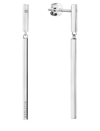 Tommy Hilfiger Cercei agățători din oțel Linear 2780954