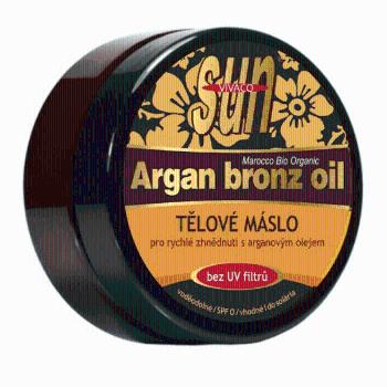 Vivaco Sun Opaľovacie maslo pre rýchle zhnednutie s bio arganovým olejom SPF 0 200 ml