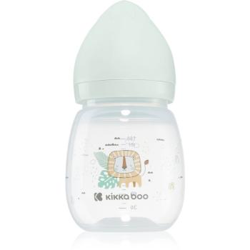 Kikkaboo Savanna Anti-colic Feeding Bottle biberon pentru sugari 3 m+ Mint 180 ml