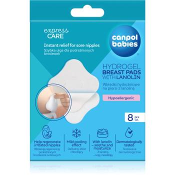 Canpol babies Hydrogel Breast Pads comprese din hidrogel pentru protejarea mameloanelor inflamate cu lanolină 8 buc