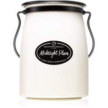 Milkhouse Candle Co. Creamery Midnight Plum lumânare parfumată Butter Jar 624 g