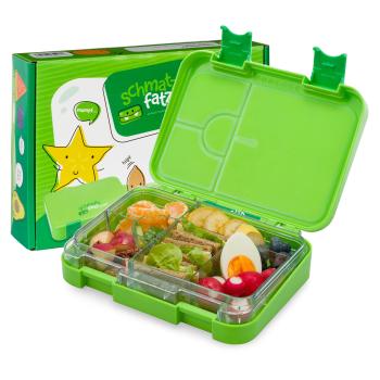 Klarstein schmatzfatz junior, caserolă pentru gustare, 6 compartimente, 21,3 × 15 × 4,5 cm 