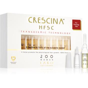 Crescina Transdermic 200 Re-Growth tratament pentru stimularea creșterii părului pentru femei 20x3,5 ml