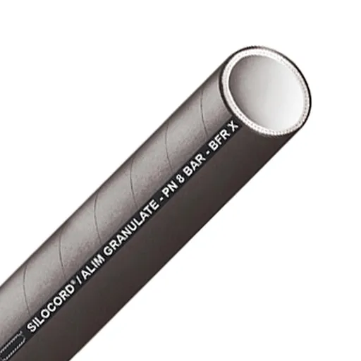 Furtun alimentar rezistent la abraziune, SILOCORD ALIM, 75 mm, 24 bar, calitate alimentara