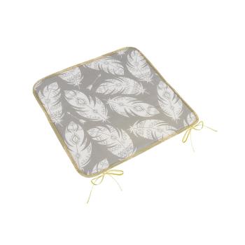 Bellatex Pernă de scaun Adéla Smooth Pană gri, alb, 40 x 40 cm
