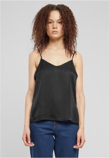 Urban Classics Ladies Viscose Satin Slip Top black - XL