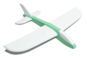 Avion de aruncare FLY-POP - verde