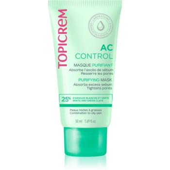 Topicrem AC Purifying Mask masca pentru curatare profunda pentru ten gras și mixt 50 ml