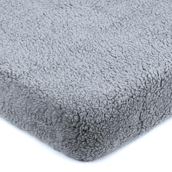 4Home gyapjú hatású lepedő sötétszürke, sötétszürke, 90 x 200 cm