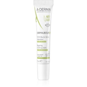 A-Derma Dermalibour+ balsam de buze nutritiv cu efect de hidratare 15 ml