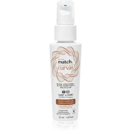 oBoticário Match. Science of Curves ulei pentru par pentru par ondulat si cret 50 ml