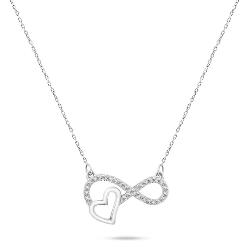 Brilio Silver Colier fin argintiu Infinit NCL54W