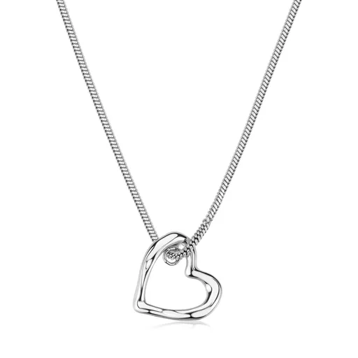 S'Agapõ Colier elegant cu inimă Emotion SMO03