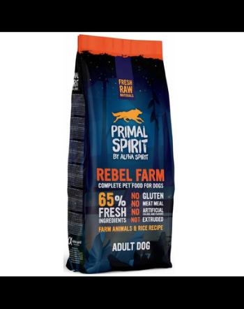 PRIMAL SPIRIT Rebel Farm hrana semi-moale caini adulti, cu pui si peste 12 kg