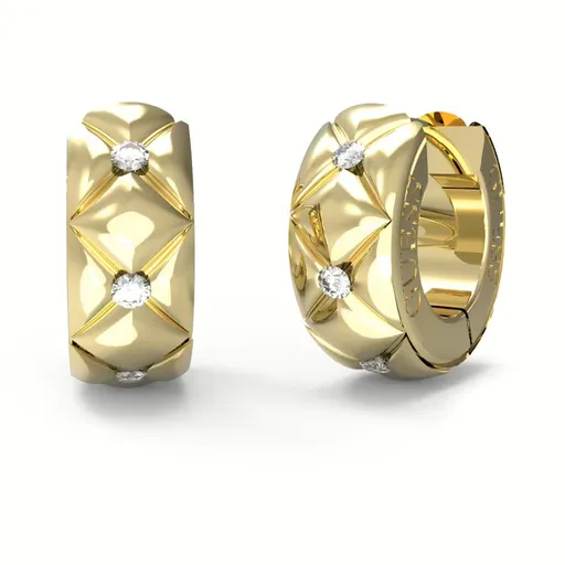 Guess Cercei rotunzi distinctivi din oțel Stylish Guess JUBE04590JWYGT/U