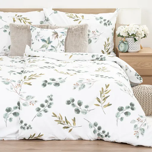 Lenjerie de pat din bumbac 4Home Eucalipt, 220 x 200 cm, 2 buc. 70 x 90 cm