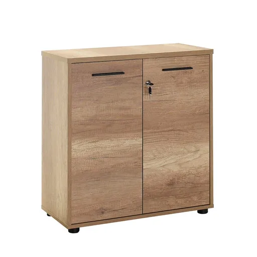 Corp biblioteca, Hanah Home, Nkt-522-Tt-1, 76x75x34 cm, Stejar