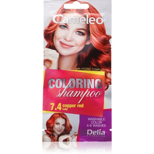 Delia Cosmetics Cameleo Coloring Shampoo șampon nuanțator pentru păr culoare 7.4 Copper Red 40 ml