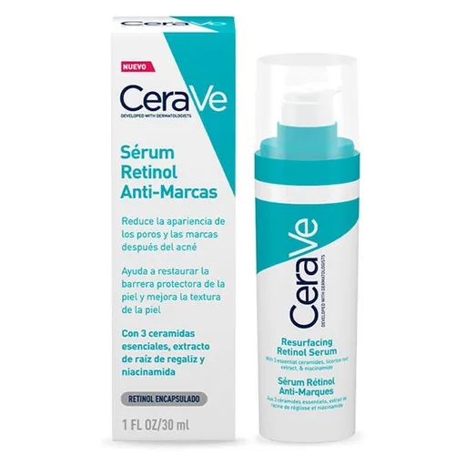 CeraVe Ser de ten împotriva imperfecțiunilor pielii (Resurfacing Retinol Serum) 30 ml