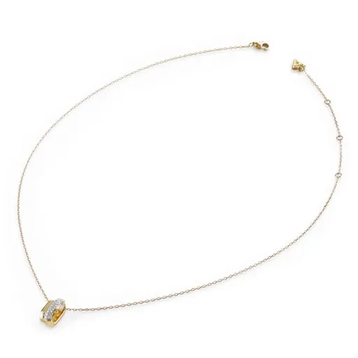 Guess Colier fin placat cu aur cu cristale Nuances JSBN04504JWYGT/U