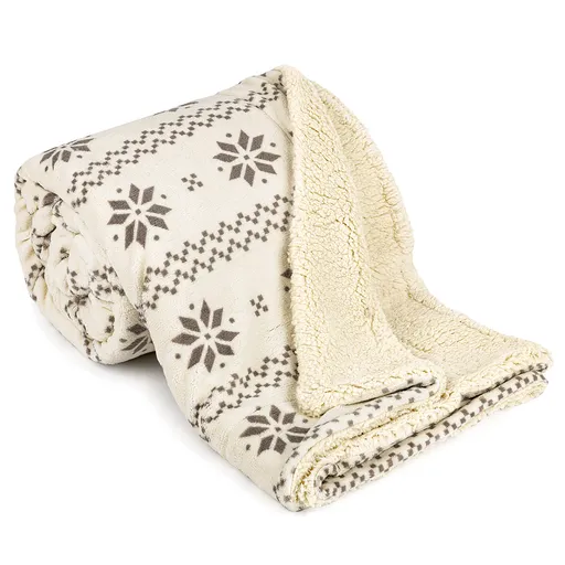 Pătură din blăniță 4Home Nordic bej, 150 x 200 cm