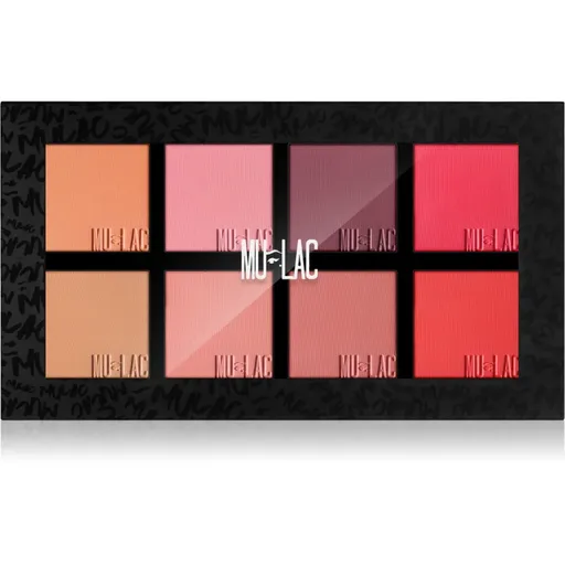 Mulac Cosmetics Moody Blushes paleta fard de obraz 8x6 g