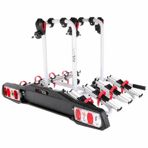 Suport pentru biciclete pe cârlig deremorcare Sixtol BIKE 4, 4 roți, L