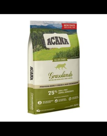 ACANA Grasslands Cat hrana uscata pentru pisici de toate varstele 4,5 kg