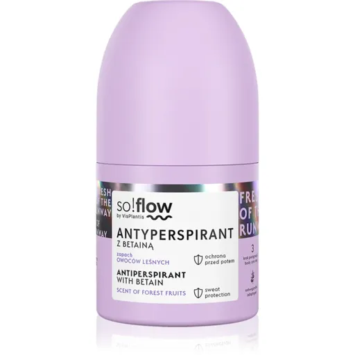 so!flow Antiperspirant antiperspirant roll-on pentru femei Betain Scent Of Forest Fruits 50 ml