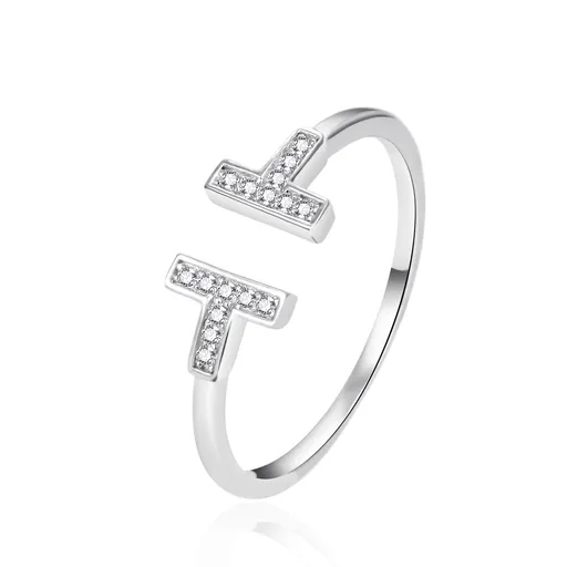 Agato Inel deschis la modă din argint AGT-R13W42 52 mm