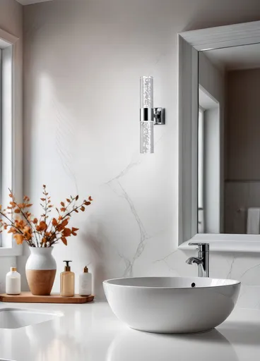 Aplica de perete Bolsa, TRIO, 7x30 cm, 3.1W, 2x SMD LED, metal, argintiu