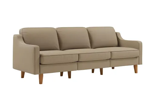 Canapea 3 locuri, Atelier del Sofa, 918CMF1178, Otel, Plajă / Nuc