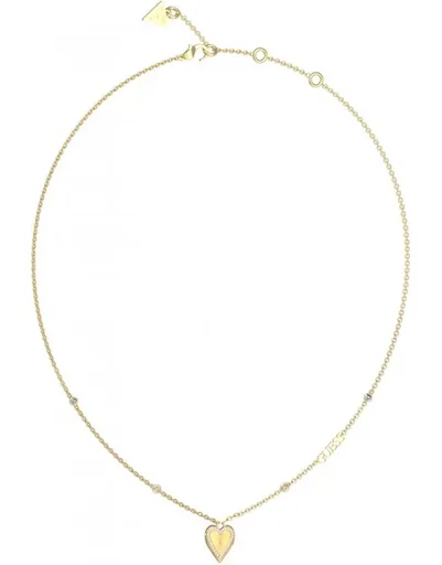 Guess Colier pentru femei placat cu aur Love Me Tender JUBN03241JWYGT/U