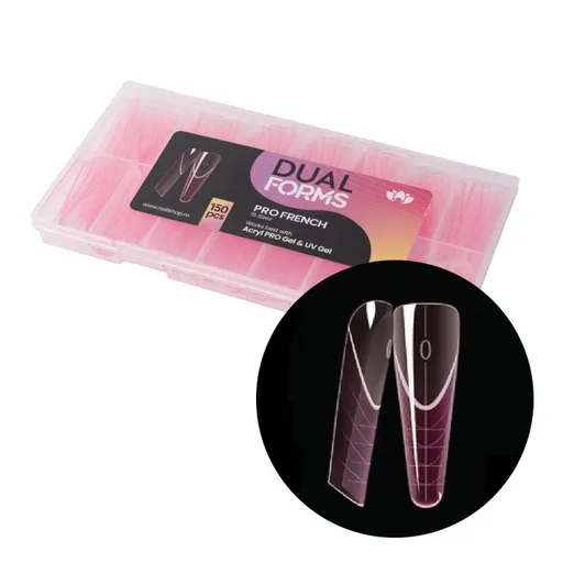 Tips Pro French Dual Forms - set 150 buc.