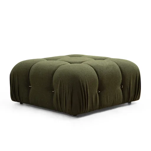 Taburet Bubble Pouffe Verde, verde închis