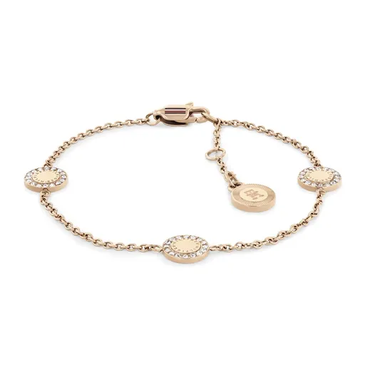 Tommy Hilfiger Brățară placată cu aur roz cu cristale Mini Crystals 2780906