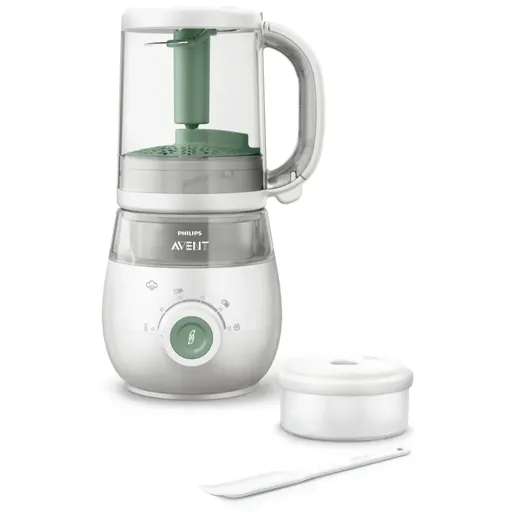 Philips Avent Baby Food Maker 4in1 SCF885/01 oală de gătit cu aburi și blender 4 in 1 1 buc