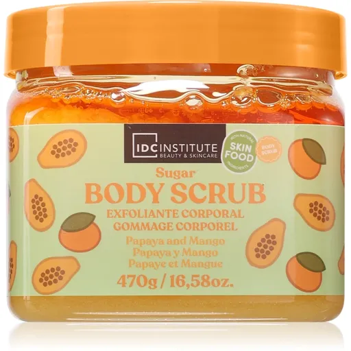 IDC Institute Papaya and Mango exfoliant pentru corp 470 g