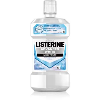 Listerine Advanced White Mild Taste apa de gura pentru albire 500 ml