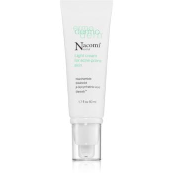 Nacomi Next Level Dermo crema pentru acnee ce reglementeaza producția de sebum 50 ml