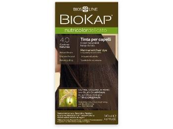 Biokap NUTRICOLOR DELICATO -Vopsea pentru păr - 4.00 Maro - natural140 ml