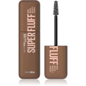 MAYBELLINE NEW YORK Super Fluff Mousse gel pentru sprancene culoare 255 Soft Brown 5 ml