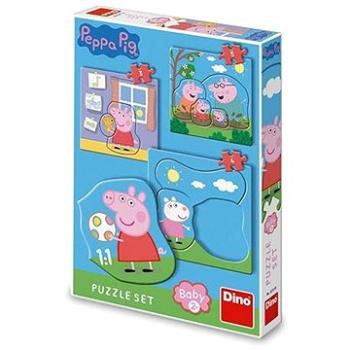 Prasiatko Peppa rodina 3 – 5 baby puzzle set (8590878325135)