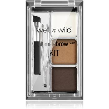 Wet n Wild Ultimate Brow set pentru sprancene perfecte culoare Ash Brown 2,5 g