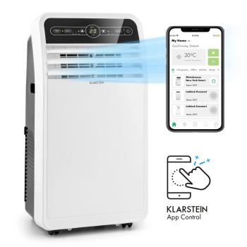 Klarstein Metrobreeze New York Smart 7k, aer condiționat portabil, 7000 BTU / 2,1 kW, clasa energetică A, telecomandă