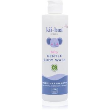 kii-baa® organic Baby Gentle Body Wash emulsie pentru spalare cu pre- și probiotice pentru nou-nascuti si copii 250 ml