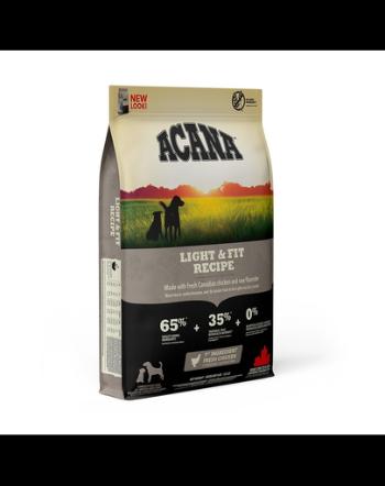 ACANA Light &amp; Fit Dog hrana uscata caini adulti supraponderali 6 kg