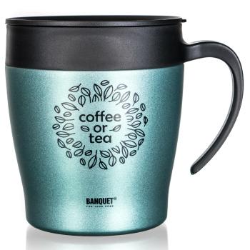 Banquet Cană termo de călătorie TAZZA 330 ml,verde-gri, verde